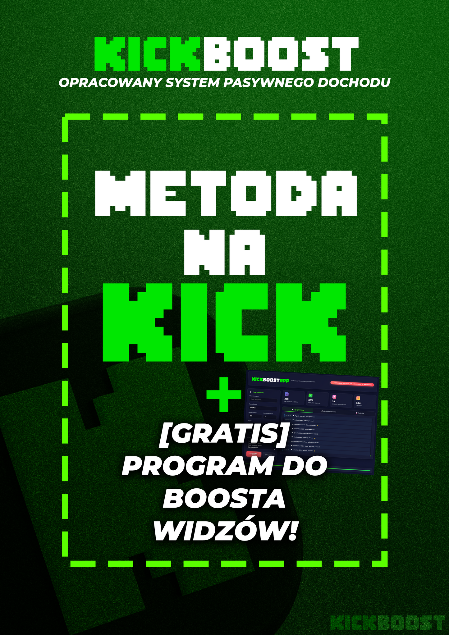 [METODA] KICK PASYWNY DOCHÓD + [GRATIS] PROGRAM DO BOOSTA!